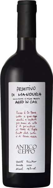 Antico Ceppo Manduria Primitivo 14% 750ml