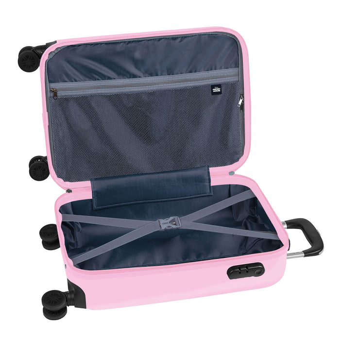 Håndbagage Minnie Mouse My Time Pink 20'' 34,5 x 55 x 20 cm