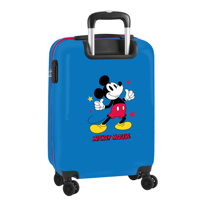 Håndbagage Mickey Mouse Only One Marineblå 20'' 34,5 x 55 x 20 cm
