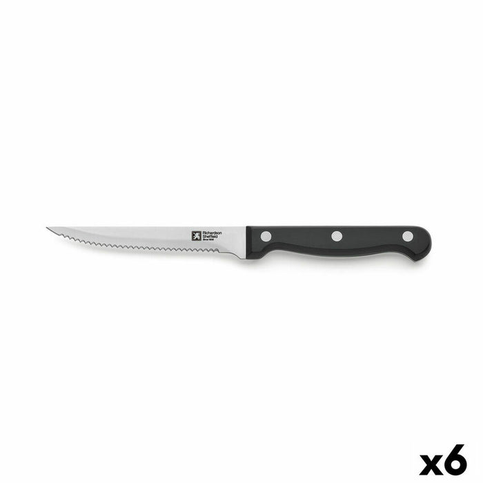 Kniv för kotletter Richardson Sheffield Artisan Black Metal 11,5 cm (Pack 6x)