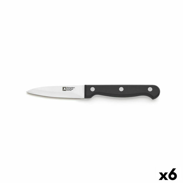 Paring knife Richardson Sheffield Artisan Black Metal 9 cm (Pack 6x)