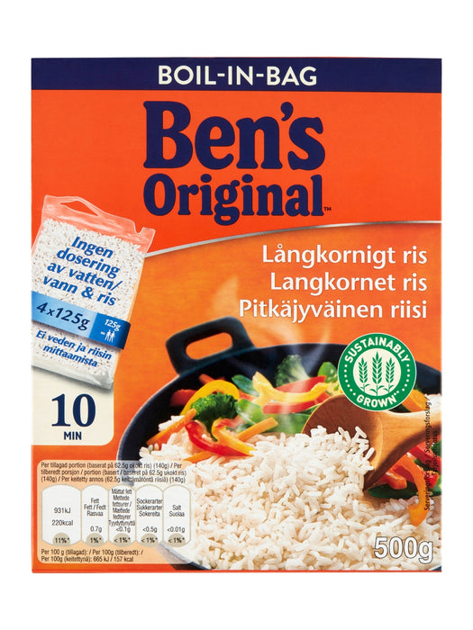 Ben's Long Grain Rice 500g