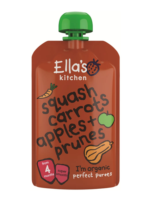 Ellas Baby Food Squash &amp; Apple (organic) 120g