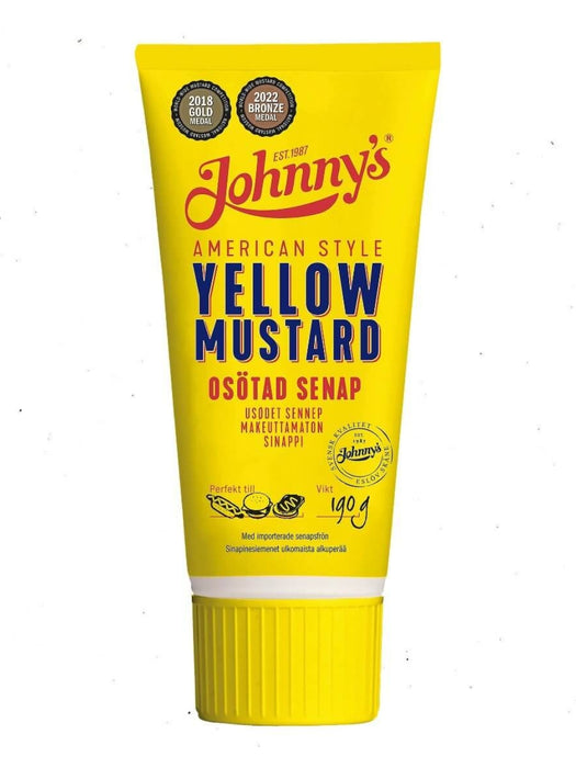 Johnny's Yellow mustard 190g