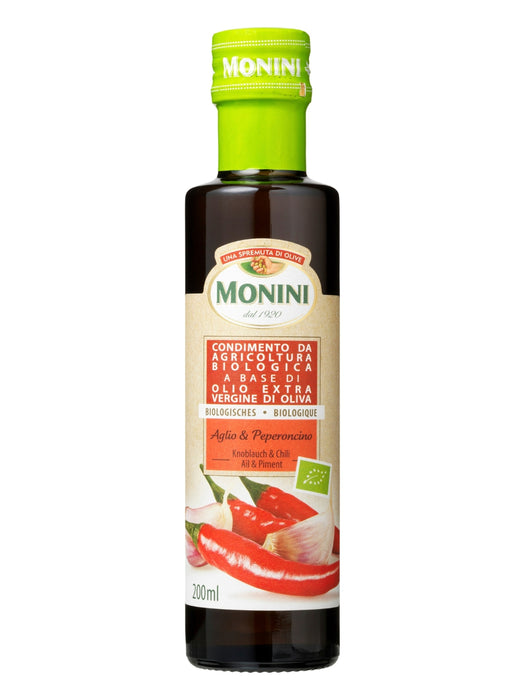 Monini Olive Oil w/ Garlic &amp; Chile (organic) 200ml