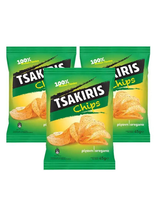 Tsakiris Chips w/ Oregano 3x45g