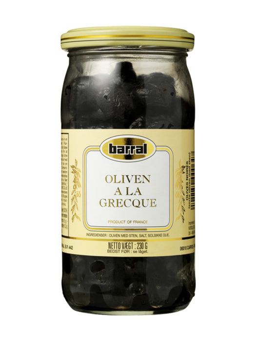 Black Olives A la Greque w/Stone 230g