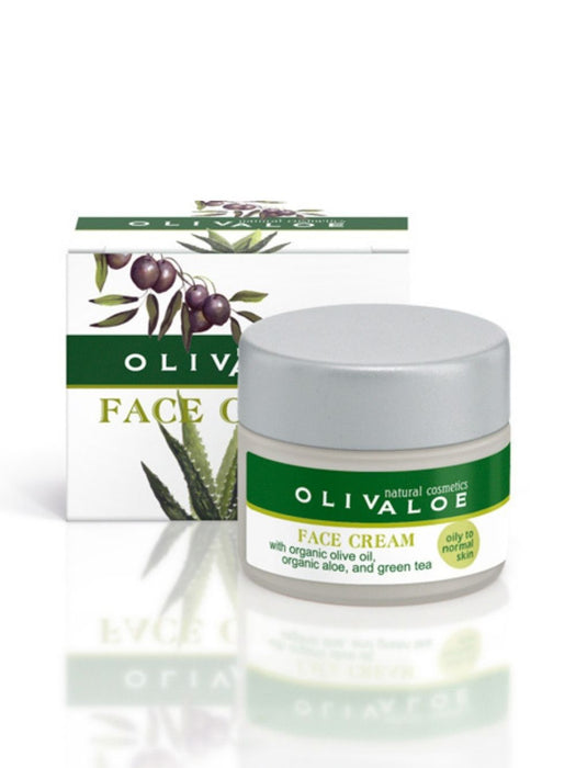 Olivaloe Face Cream - Oily for normal skin (Anti-wrinkle &amp; Moisturizing) 40ml