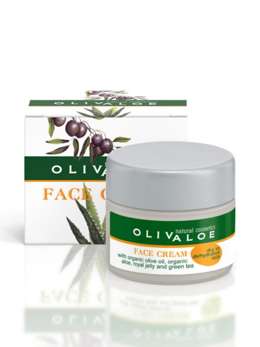 Olivaloe Face Cream - Dry to dehydrated skin (Anti-wrinkle &amp; Moisturizing) 40ml