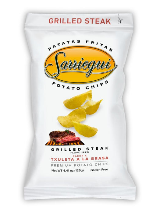 Sarriegui chips m/ grillad biff 125g