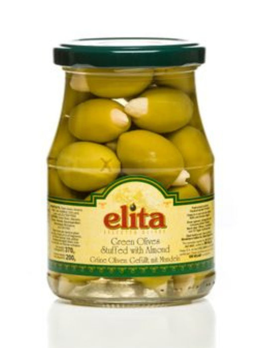 Elita gröna oliver m/ mandel 200g