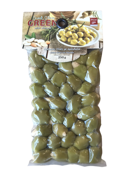 Cretan Beauty Grønne Oliven m/ Mandel 250g