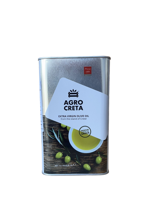 AGROCRETA Tin Extra Virgin Olive Oil 1000ml